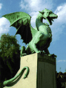 [Dragon, a symbol of Ljubljana]
